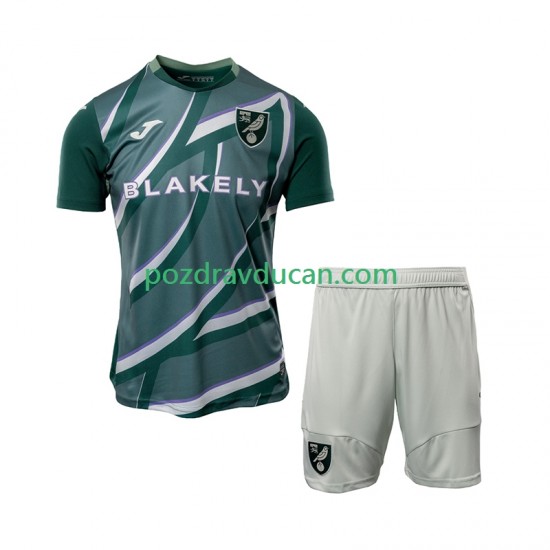 Nogometni Dresovi Norwich City Dječji Gostujući dres 2025-2026 Kratkih Rukava