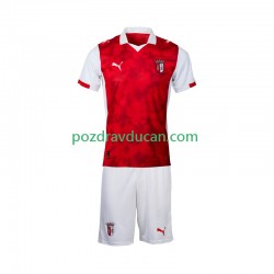 Nogometni Dresovi SC Braga Dječji Domaći dres 2025-2026 Kratkih Rukava