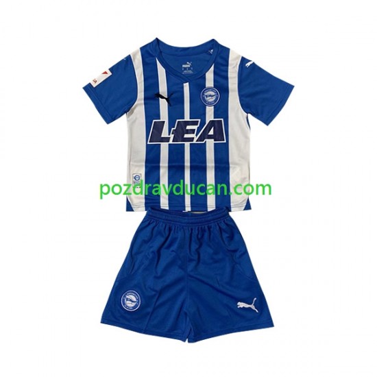 Nogometni Dresovi Deportivo Alaves Dječji Domaći dres 2023-2024 Kratkih Rukava