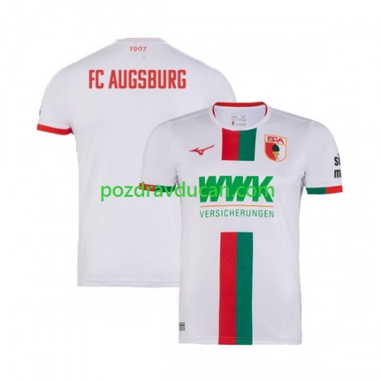 Nogometni Dresovi FC Augsburg Muški Domaći dres 2023-2024 Kratkih Rukava