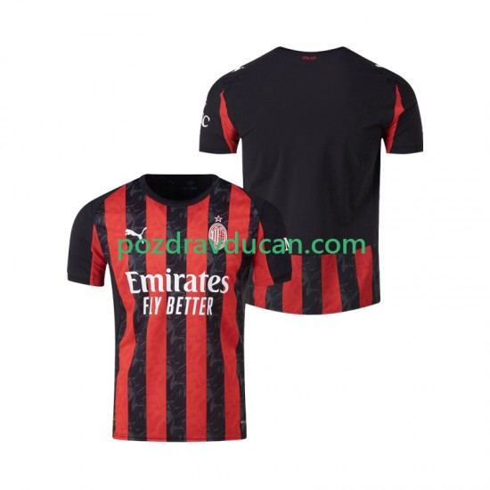 Nogometni Dresovi AC Milan Muški Domaći dres 2025-2026 Kratkih Rukava