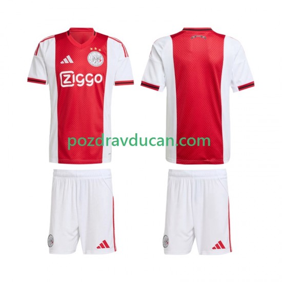 Nogometni Dresovi AFC Ajax Dječji Domaći dres 2025-2026 Kratkih Rukava