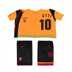Nogometni Dresovi Roma TOTTI 10 2005- Retro Dječji Domaći dres 2006 Kratkih Rukava