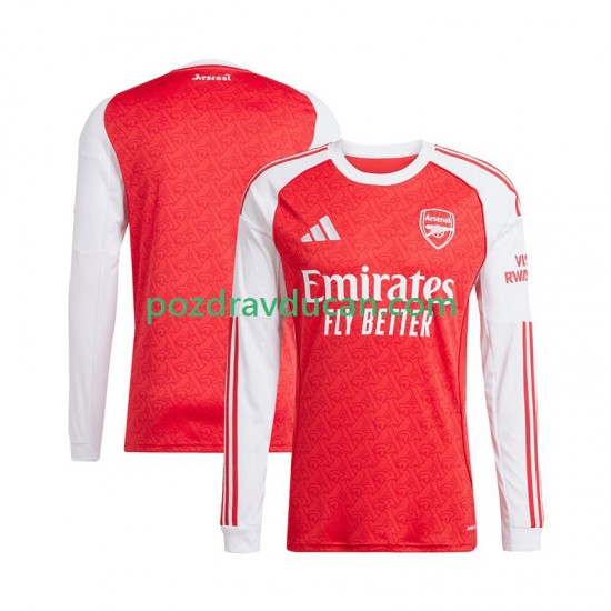 Nogometni Dresovi Arsenal Muški Domaći dres 2025-2026 Dugi Rukav