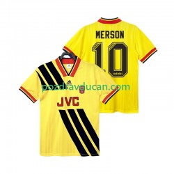 Nogometni Dresovi Arsenal MERSON 10 1993 Retro Muški Gostujući dres 1994 Kratkih Rukava