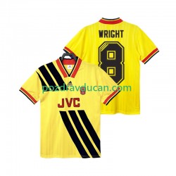 Nogometni Dresovi Arsenal WRIGHT 8 1993 Retro Muški Gostujući dres 1994 Kratkih Rukava
