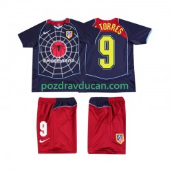 Nogometni Dresovi Atlético Madrid F TORRES 9 2005 Retro Dječji Gostujući dres 2004 Kratkih Rukava