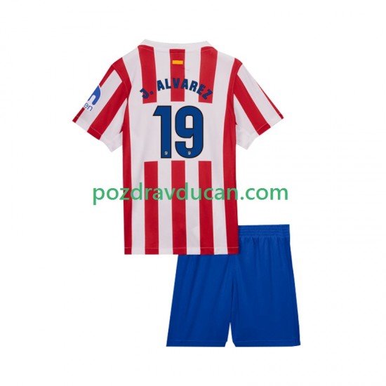 Nogometni Dresovi Atlético Madrid Julian Alvarez 19 Dječji Domaći dres 2025-2026 Kratkih Rukava