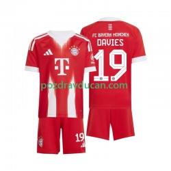 Nogometni Dresovi FC Bayern München Alphonso Davies 19 Dječji Domaći dres 2025-2026 Kratkih Rukava