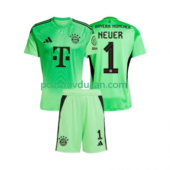 Nogometni Dresovi FC Bayern München Manuel Neuer 1 Vratar Dječji Domaći dres 2025-2026 Kratkih Rukava