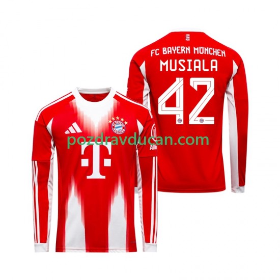 Nogometni Dresovi FC Bayern München Jamal Musiala 42 Muški Domaći dres 2025-2026 Dugi Rukav