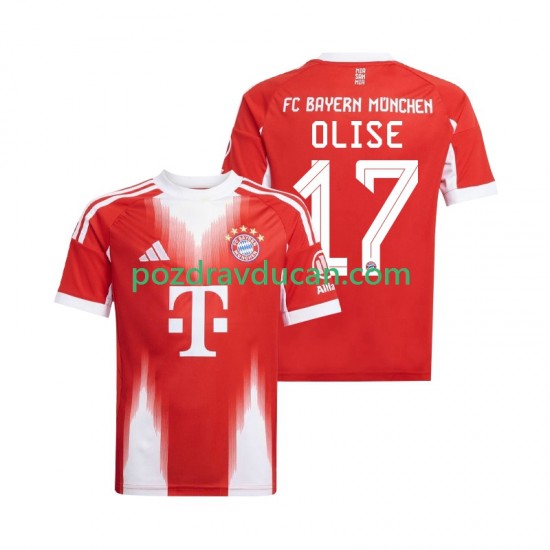 Nogometni Dresovi FC Bayern München Michael Olise 17 Muški Domaći dres 2025-2026 Kratkih Rukava