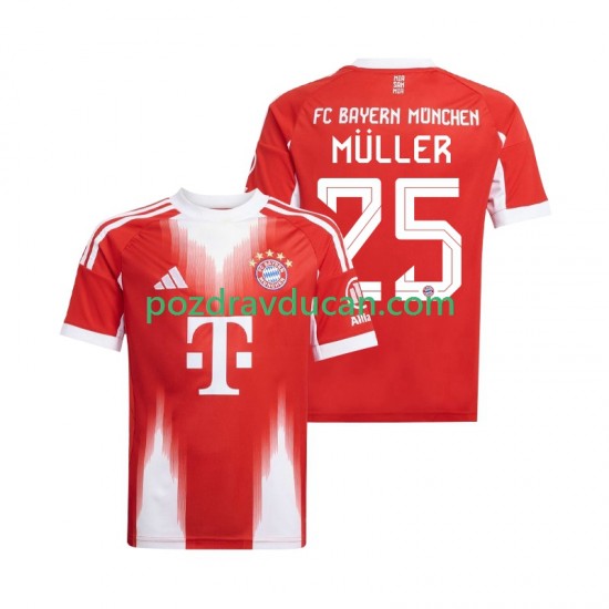 Nogometni Dresovi FC Bayern München Thomas Muller 25 Muški Domaći dres 2025-2026 Kratkih Rukava