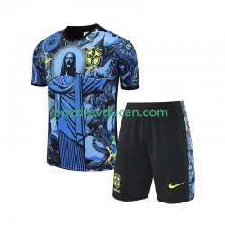 Brazil JESUS Football Shirts Dječji Domaći dres 2024-2025 Kratkih Rukava