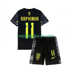 Brazil RAPHINHA 11 Cheist the Redeemer Football Shirts Dječji Domaći dres 2024 Kratkih Rukava