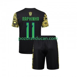 Nogometni Dresovi Brazil RAPHINHA 11 Jesus Dječji Domaći dres 2024 Kratkih Rukava