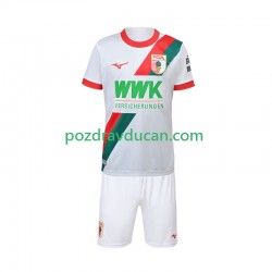 Nogometni Dresovi FC Augsburg Dječji Domaći dres 2025-2026 Kratkih Rukava