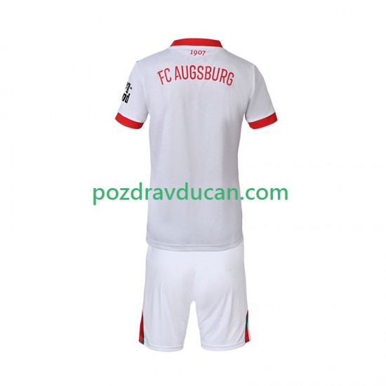 Nogometni Dresovi FC Augsburg Dječji Domaći dres 2025-2026 Kratkih Rukava