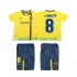 Nogometni Dresovi FC Barcelona A INIESTA 8 2009 Retro Dječji Gostujući dres 2008 Kratkih Rukava