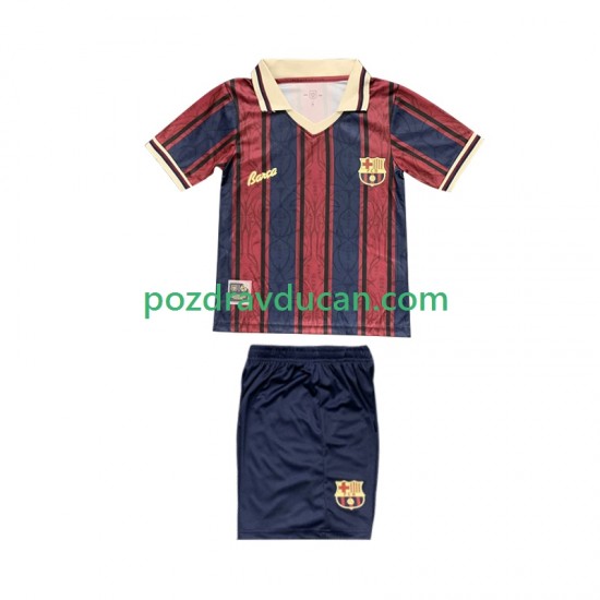 Nogometni Dresovi FC Barcelona 125th Anniversary Dječji Domaći dres 2025-2026 Kratkih Rukava
