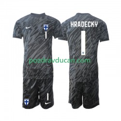 Nogometni Dresovi Finska HRADECKY 1 Vratar Dječji Domaći dres 2024 Kratkih Rukava