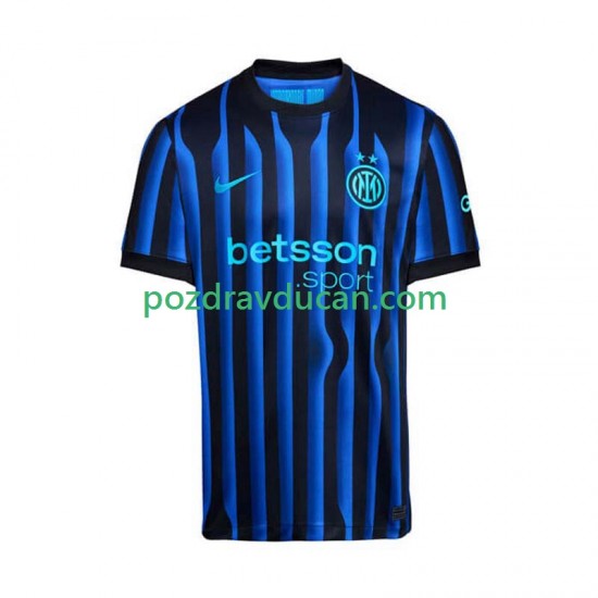Nogometni Dresovi Inter Milan Muški Domaći dres 2025-2026 Kratkih Rukava