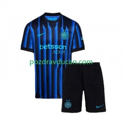 Nogometni Dresovi Inter Milan Dječji Domaći dres 2025-2026 Kratkih Rukava