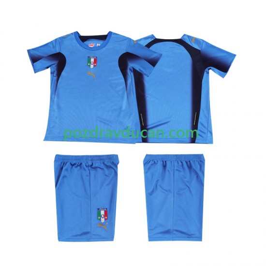 Nogometni Dresovi Italija Retro Dječji Domaći dres 2006 Kratkih Rukava