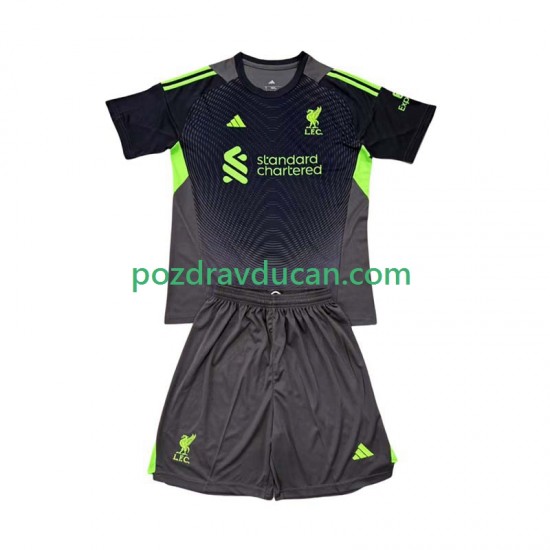 Nogometni Dresovi Liverpool Vratar Dječji Domaći dres 2025-2026 Kratkih Rukava