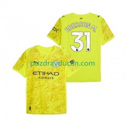 Nogometni Dresovi Manchester City Ederson Moraes 31 Vratar Muški Treći dres 2025-2026 Kratkih Rukava