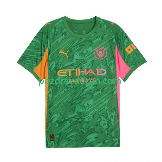 Nogometni Dresovi Manchester City Vratar Muški Domaći dres 2025-2026 Kratkih Rukava