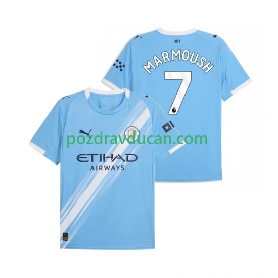 Nogometni Dresovi Manchester City Omar Marmoush 7 Muški Domaći dres 2025-2026 Kratkih Rukava