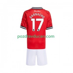Nogometni Dresovi Manchester United Alejandro Garnacho 17 Dječji Domaći dres 2025-2026 Kratkih Rukava