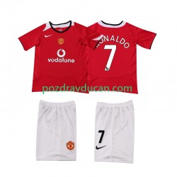 Nogometni Dresovi Manchester United Cristiano Ronaldo 7 Retro Dječji Domaći dres 2004 2006 Kratkih Rukava