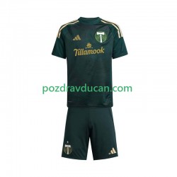 Nogometni Dresovi Portland Timbers Dječji Domaći dres 2025 Kratkih Rukava