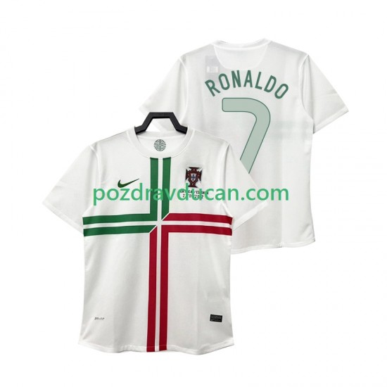 Nogometni Dresovi Portugal Cristiano Ronaldo 7 2012 Retro Muški Gostujući dres Kratkih Rukava