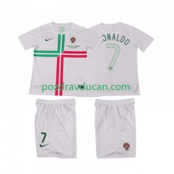 Nogometni Dresovi Portugal Cristiano Ronaldo 7 2012 Retro Dječji Gostujući dres Kratkih Rukava