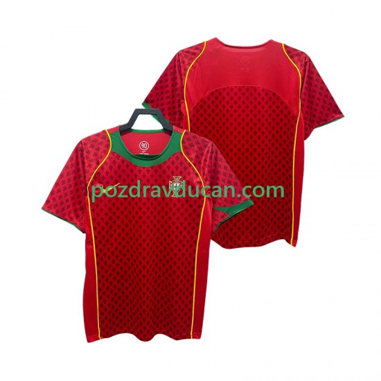 Nogometni Dresovi Portugal Retro Muški Domaći dres 2004 Kratkih Rukava