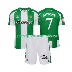 Nogometni Dresovi Real Betis Antony 7 Dječji Domaći dres 2025-2026 Kratkih Rukava