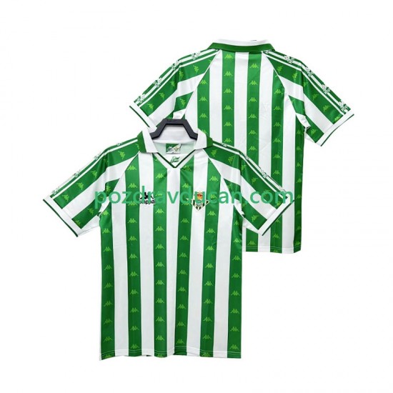 Nogometni Dresovi Real Betis 1995 1997 Retro Muški Domaći dres Kratkih Rukava