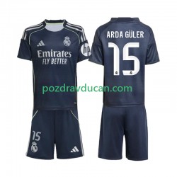 Nogometni Dresovi Real Madrid Arda Guler 15 Dječji Gostujući dres 2025-2026 Kratkih Rukava