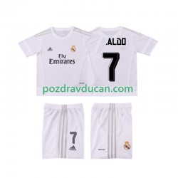 Nogometni Dresovi Real Madrid Cristiano Ronaldo 7 2015 2016 Retro Dječji Domaći dres Kratkih Rukava