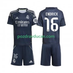 Nogometni Dresovi Real Madrid Endrick 16 Dječji Gostujući dres 2025-2026 Kratkih Rukava