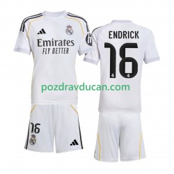 Nogometni Dresovi Real Madrid Endrick 16 Dječji Domaći dres 2025-2026 Kratkih Rukava
