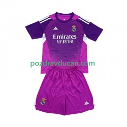 Nogometni Dresovi Real Madrid Vratar Dječji Gostujući dres 2025-2026 Kratkih Rukava
