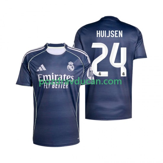 Nogometni Dresovi Real Madrid Huijsen 24 Muški Gostujući dres 2025-2026 Kratkih Rukava