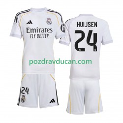 Nogometni Dresovi Real Madrid Huijsen 24 Dječji Domaći dres 2025-2026 Kratkih Rukava
