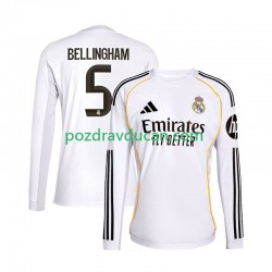 Nogometni Dresovi Real Madrid Jude Bellingham 5 Muški Domaći dres 2025-2026 Dugi Rukav
