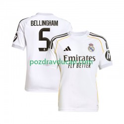 Nogometni Dresovi Real Madrid Jude Bellingham 5 Muški Domaći dres 2025-2026 Kratkih Rukava
