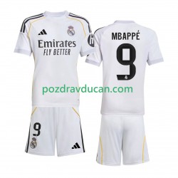 Nogometni Dresovi Real Madrid Mbappé Kylian 9 Dječji Domaći dres 2025-2026 Kratkih Rukava